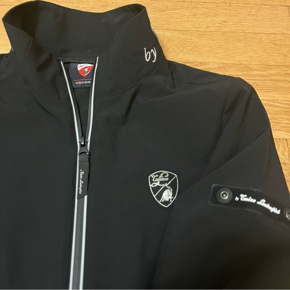 Tonino Lamborghini Windbreaker Softshell‎ Full Zip Jacket Coat 90